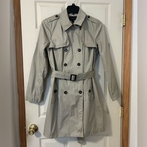 Banana Republic Women’s 100% Cotton Beige Trench Coat Size L